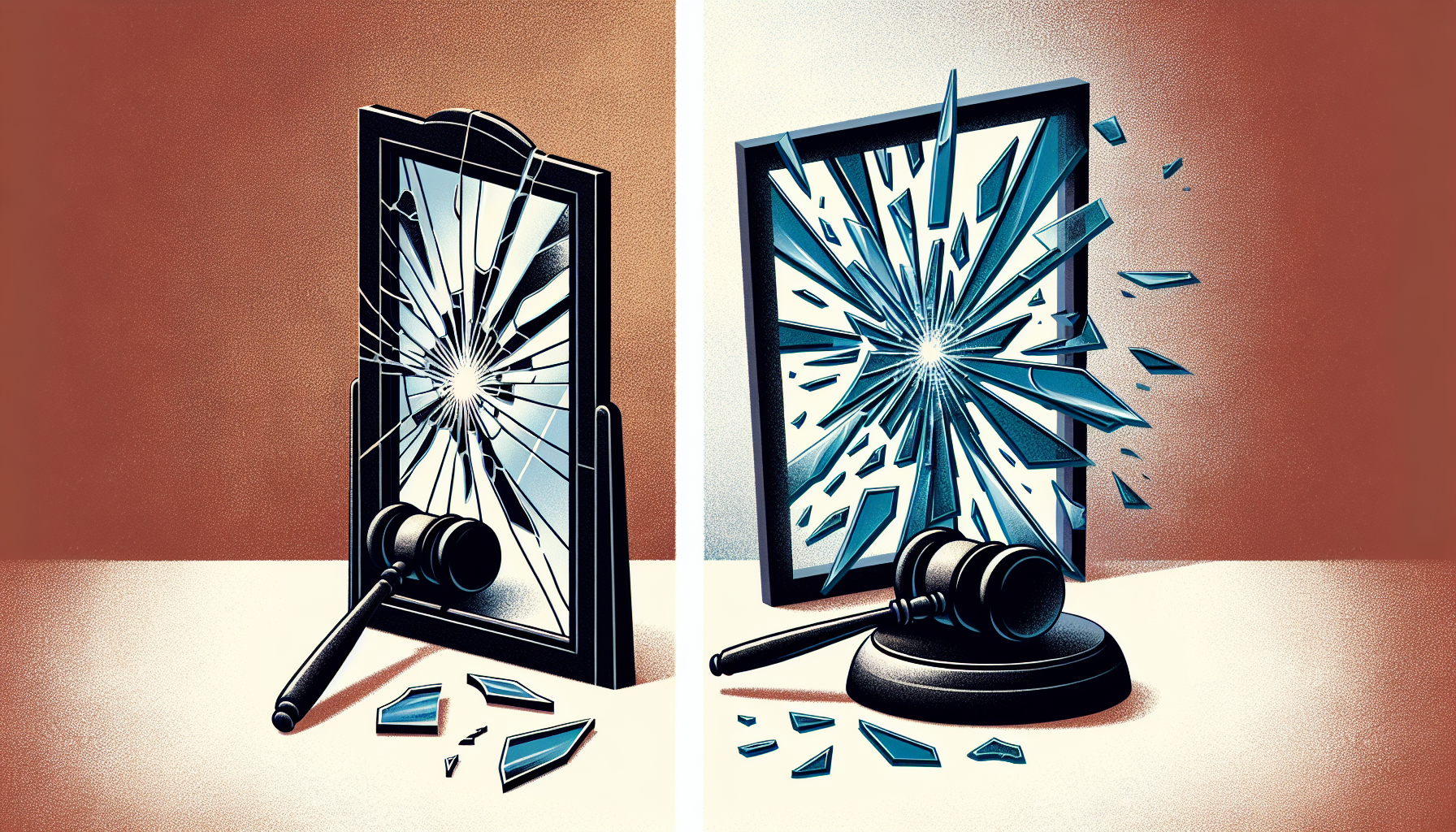 Symbolic illustration representing misdemeanor and felony domestic violence charges