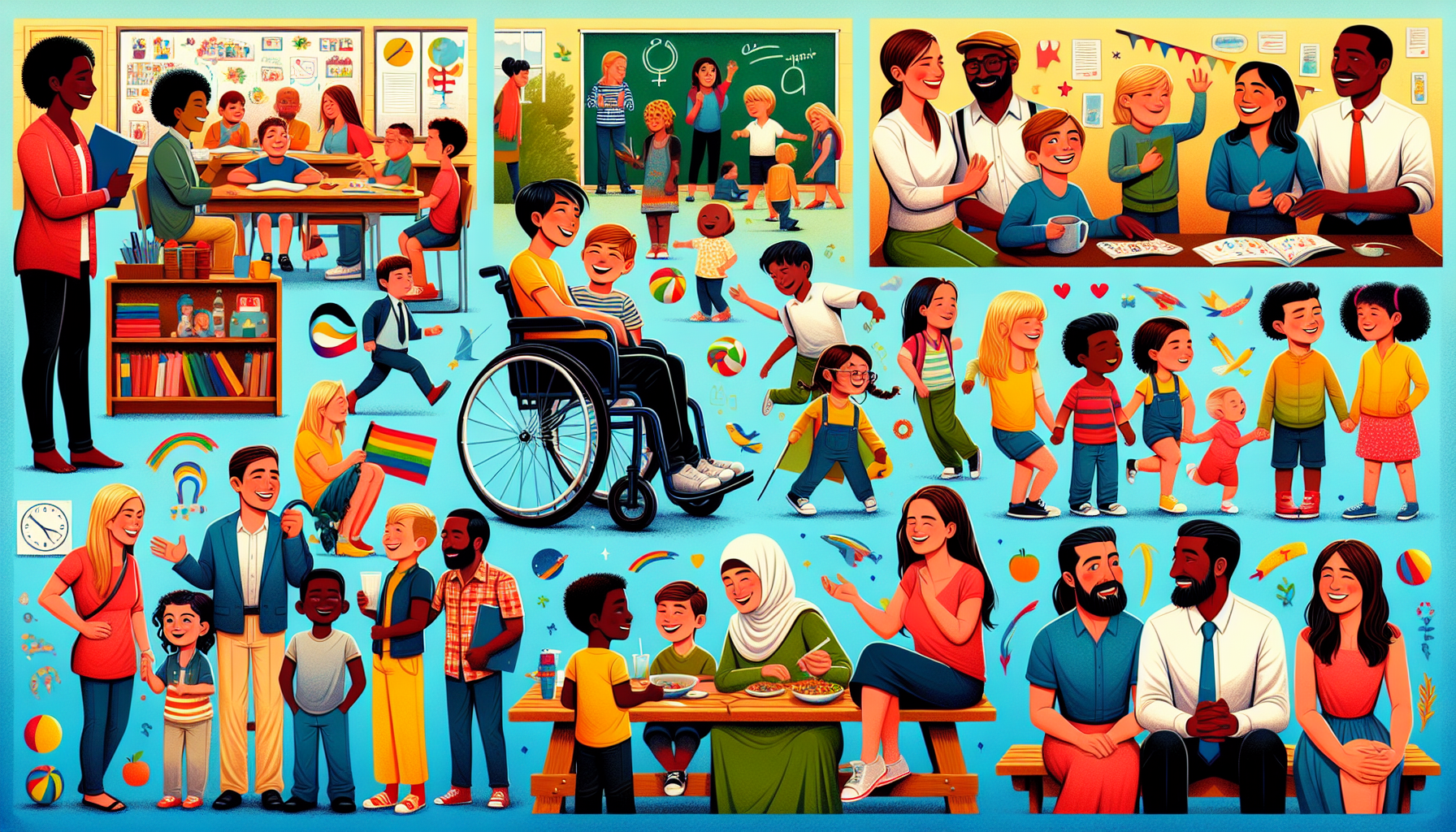 Illustration depicting special circumstances affecting child support duration.